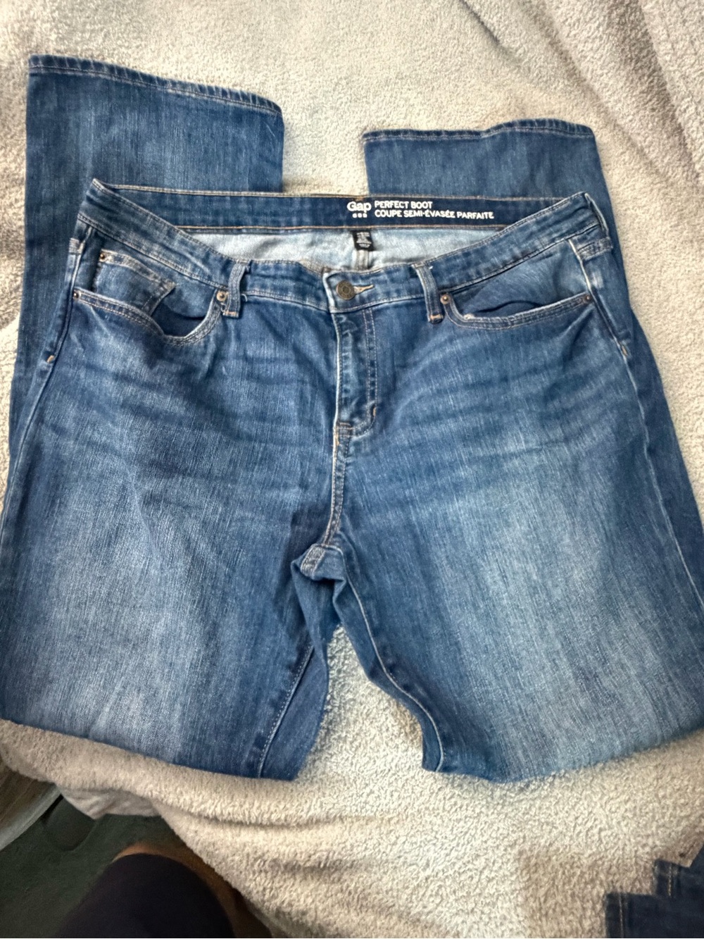 Gap Perfect Boot Women's Blue Denim Jeans size 16